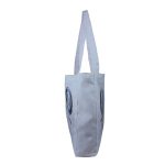 Custom Toddy® Gear 14" x 16" x 3" Poly Canvas 5-Panel Tote with 3" Gusset - 2