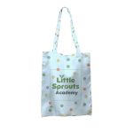Custom Toddy® Gear 8" x 10" 2-Panel Poly Canvas Tote - 1
