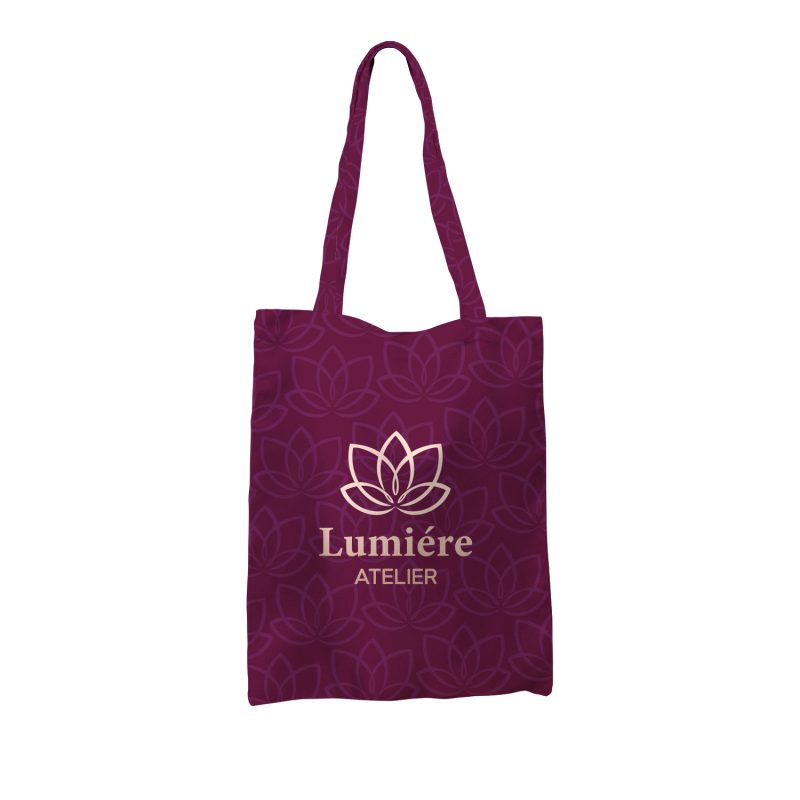 Custom Toddy® Gear 8" x 10" 2-Panel Poly Canvas Tote - 2