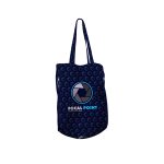 Custom Toddy® Gear 8" x 10" x 5" Poly Canvas 5-Panel Tote with 5" Gusset - 4