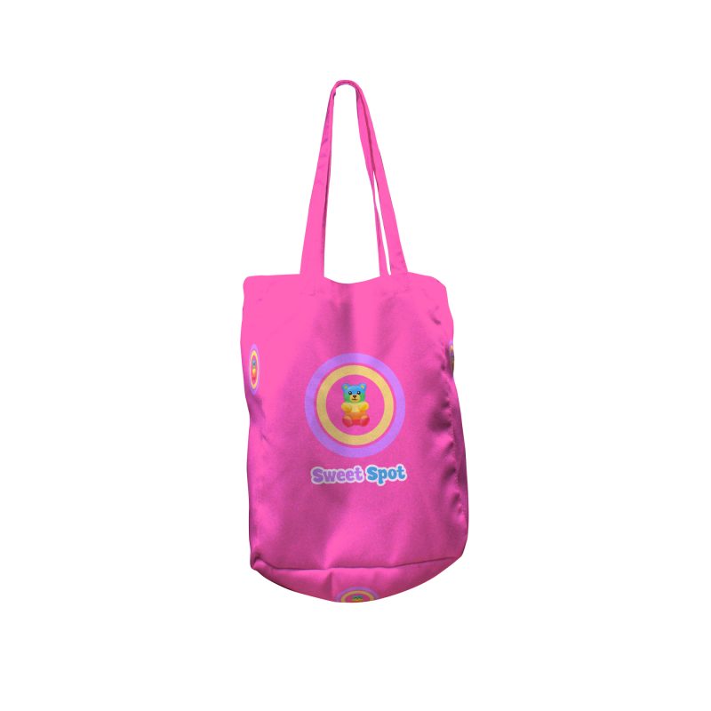 Custom Toddy® Gear 8" x 10" x 5" Poly Canvas 5-Panel Tote with 5" Gusset - 9