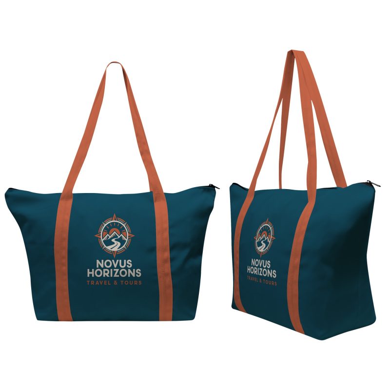 Custom Toddy® Gear The Capri Traveler Tote - 7" Gusset - 1