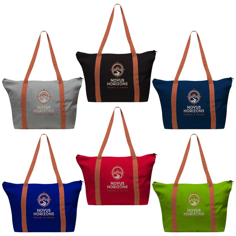 Custom Toddy® Gear The Capri Traveler Tote - 7" Gusset - 3