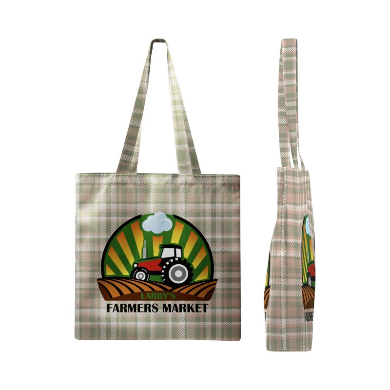 Custom Toddy® Gear The Lorenzo Shoulder Tote with 3" Bottom Gusset