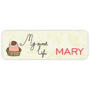 Custom Tucson Plastic Name Badge: 0-3 Sq In