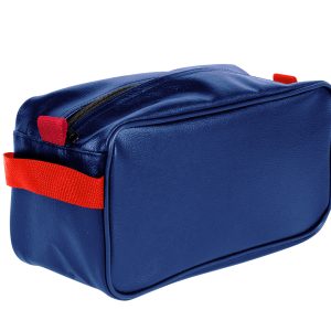 Custom USA & Union Made 600D Poly Cosmetic Case Toiletry Dopp Kit