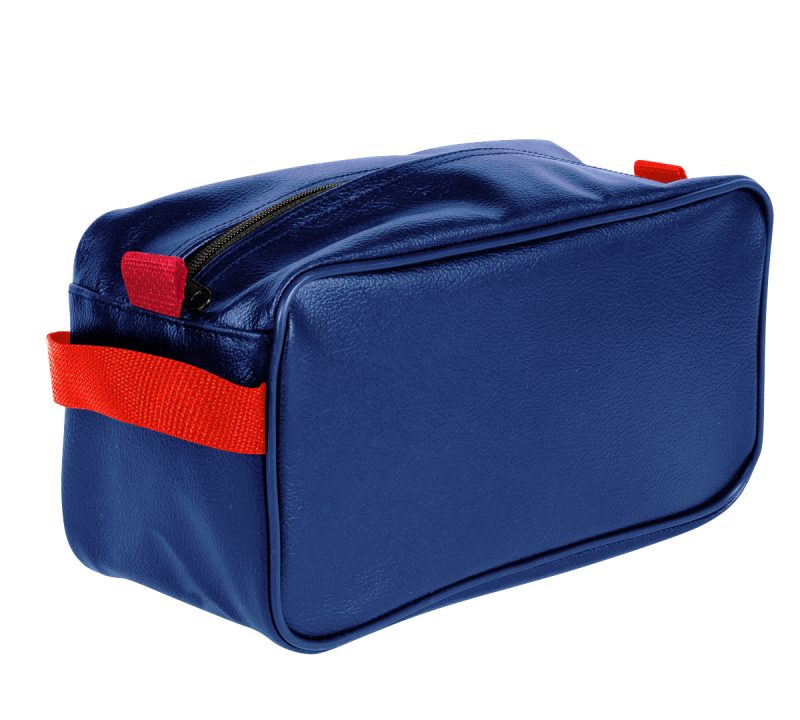 1345I Custom USA & Union Made 600D Poly Cosmetic Case Toiletry Dopp Kit