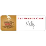 Custom Value Reusable Name Badge: 3-1/32" X 1-1/32"