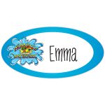 Custom Value Reusable Name Badge: 3" X 1-1/2"